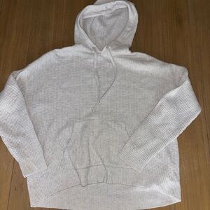 Aerie Cream Hooded Sweater